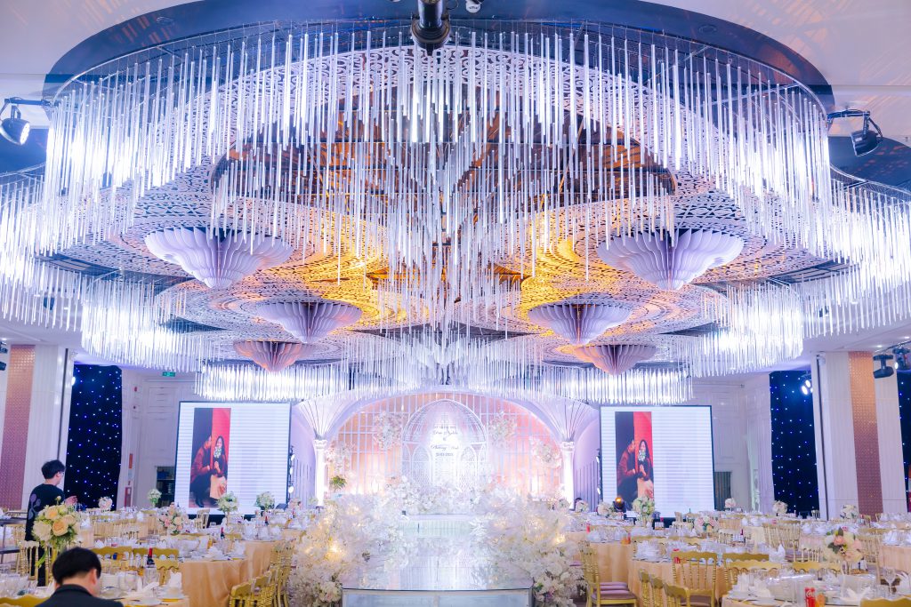 không gian tiệc cưới Bloomfield - tầng 2 CTM Palace
