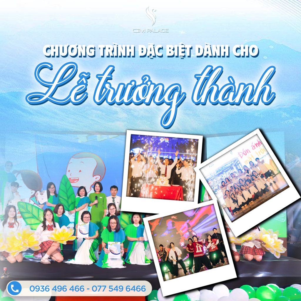 tổ chức lễ trưởng thành tại CTM Palace
