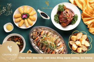 thực đơn tiệc cưới mùa đông