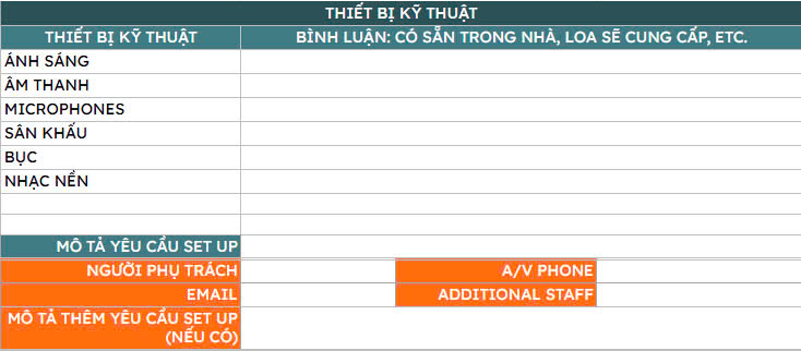 Mẫu Kế Hoạch Chi Tiết Tổ Chức Sự Kiện Kèm Báo Giá Chi Phí