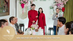 Mẫu bài phát biểu lễ ăn hỏi họ nhà trai hay và ý nghĩa nhất