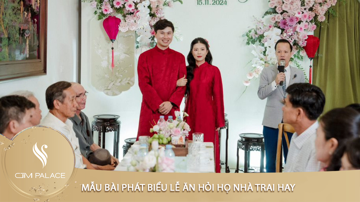 Mẫu bài phát biểu lễ ăn hỏi họ nhà trai hay và ý nghĩa nhất